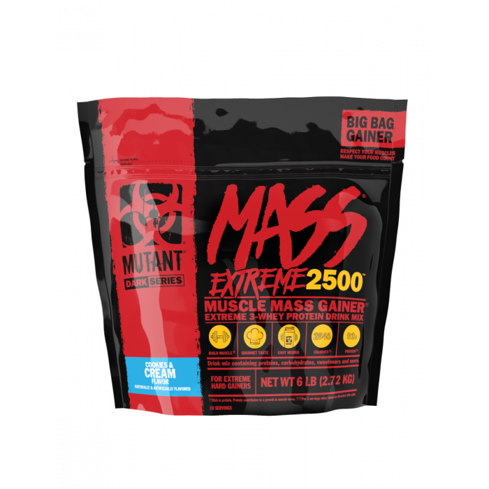 Mutant Mass Extreme 2720 g cookies and cream - PVL PVL