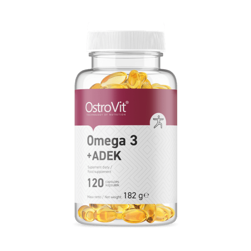 Omega 3 + ADEK 120 kaps. - OstroVit OstroVit