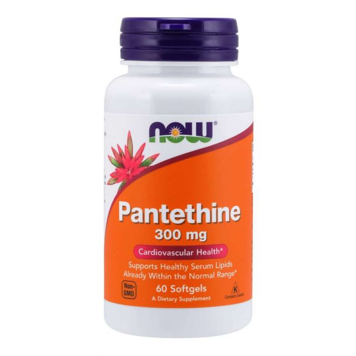 Panthetin 300 mg 60 kaps. - NOW Foods NOW Foods