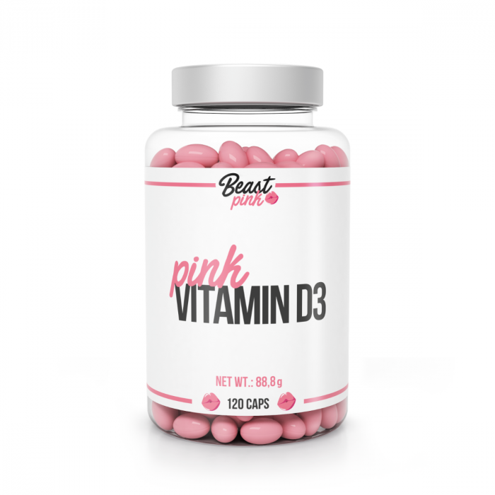 Pink Vitamín D3 120 kaps. - BeastPink BeastPink