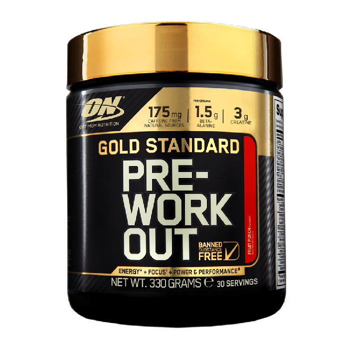 Předtréninkový stimulant Gold Standard Pre-Workout 330 g růžová limonáda - Optimum Nutrition Optimum Nutrition