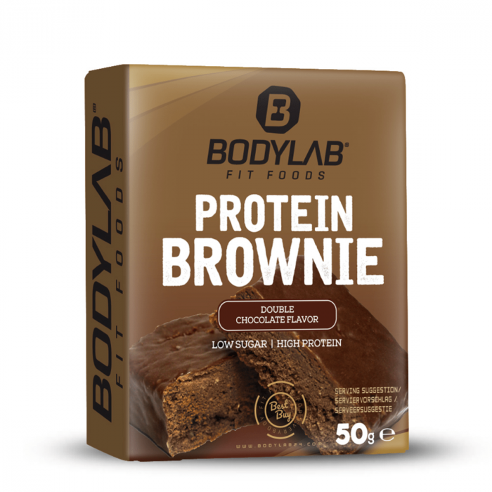 Protein Brownie 12 x 50 g dvojitá čokoláda - Bodylab24 Bodylab24
