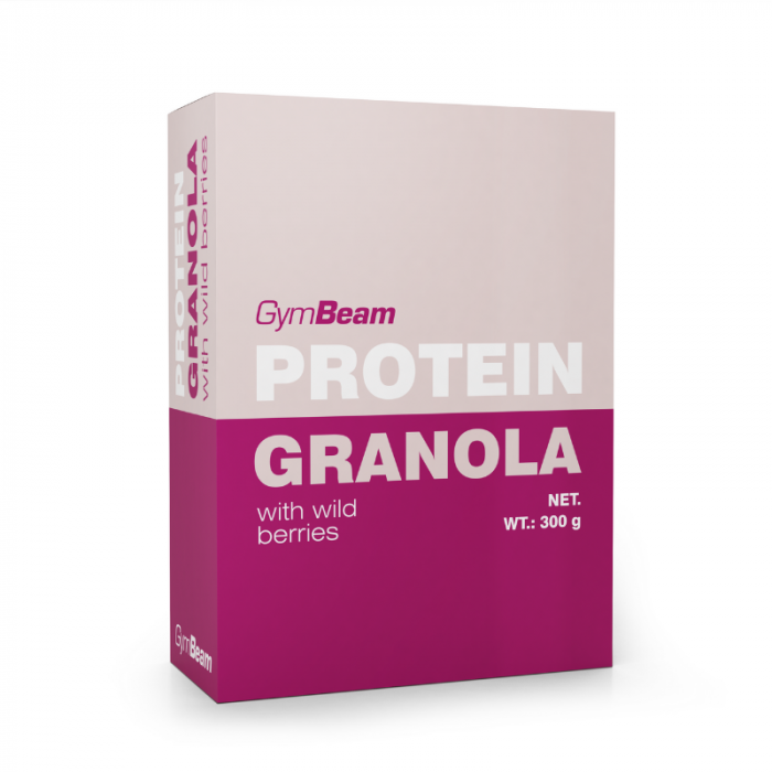 Proteinová granola s lesním ovocem 5 x 300 g - GymBeam GymBeam