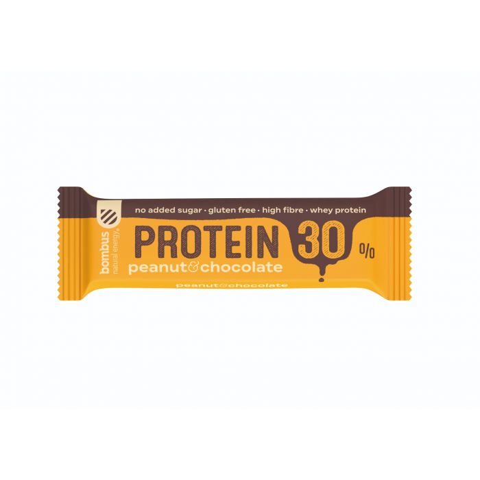 Proteinová tyčinka Protein 30 % 20 x 50 g hazelnut & cocoa - Bombus Bombus