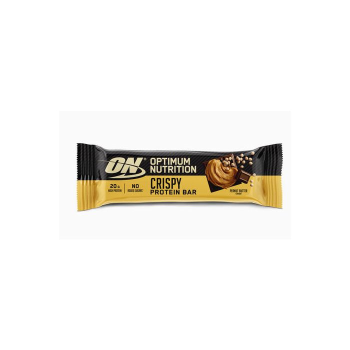 Proteinová tyčinka Protein Crisp Bar 10 x 65 g arašídové máslo - Optimum Nutrition Optimum Nutrition