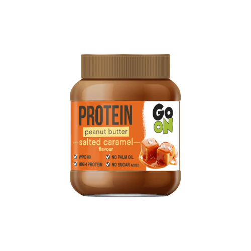 Proteinové arašídové máslo 350 g slaný karamel - Go On Go On