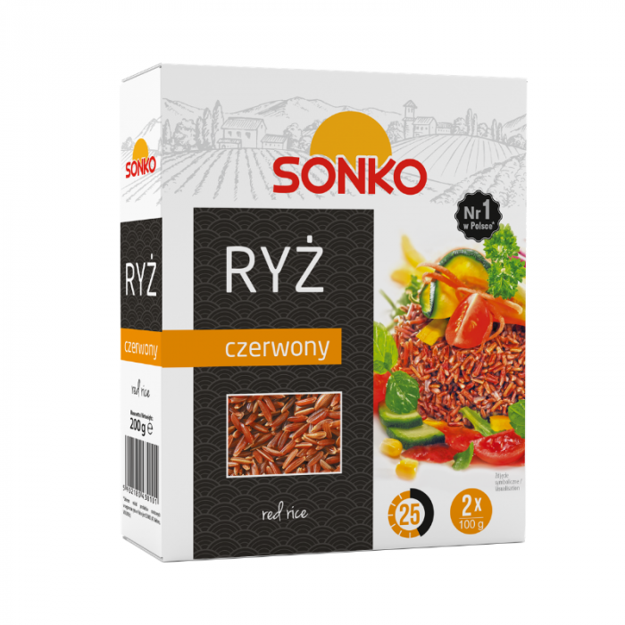 Rýže červená 12 x 100 g - SONKO SONKO