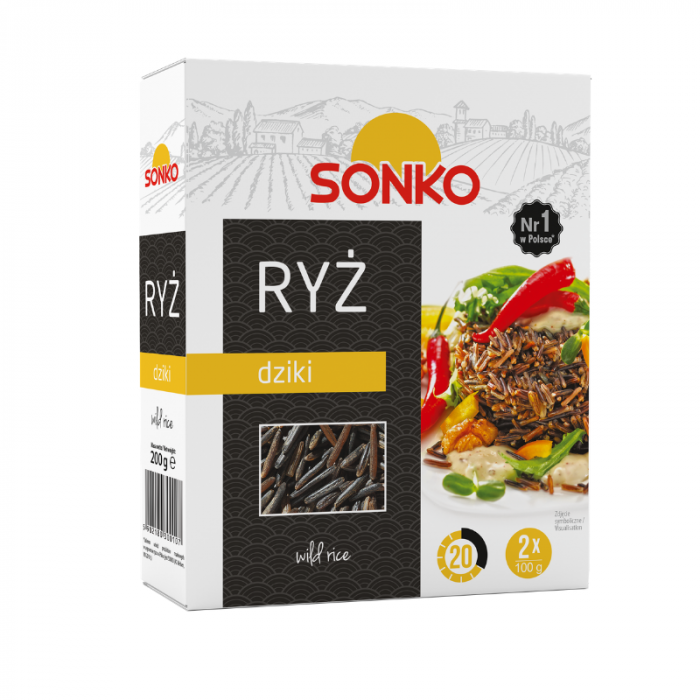 Rýže divoká 12 x 100 g - SONKO SONKO