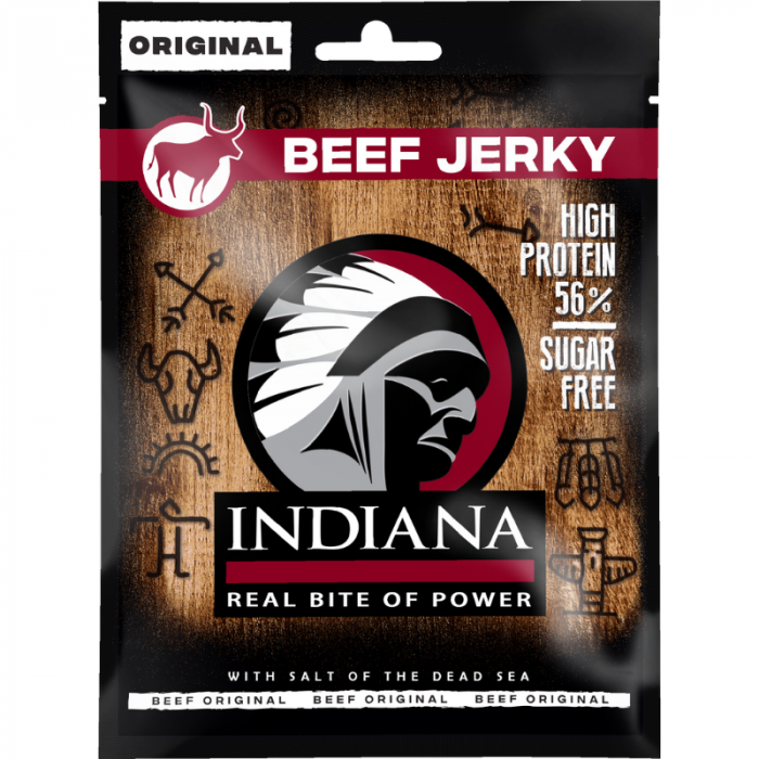 Sušené hovězí maso Beef 10 x 25 g ostro-sladká - Jerky Jerky