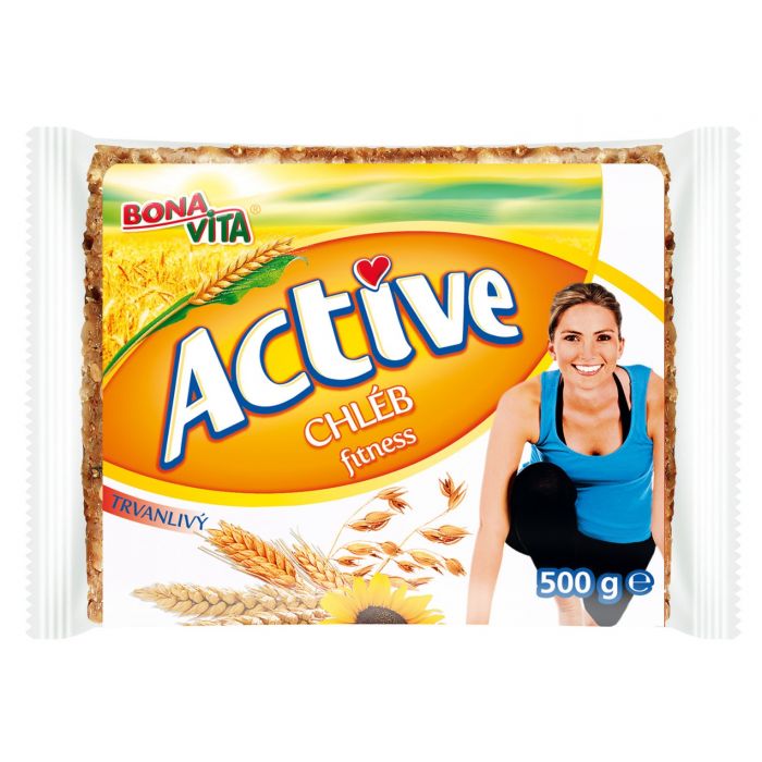 Trvanlivý chléb Active fitness 12 x 500 g - Bona Vita Bona Vita