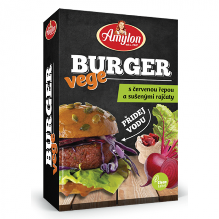 Vege Burger 9 x 125 g houba shiitake - Amylon Amylon