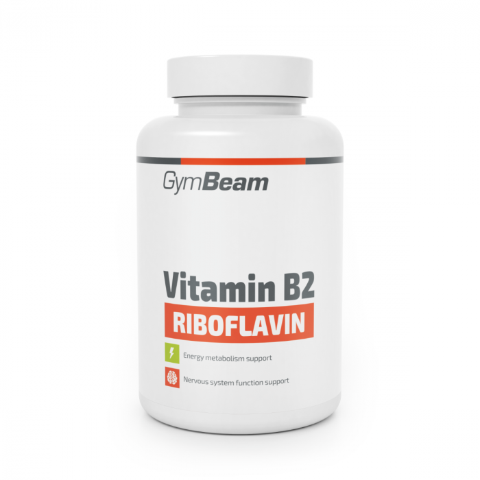 Vitamín B2 (Riboflavin) 90 kaps. - GymBeam GymBeam