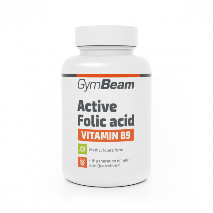 Active Folic acid (Vitamín B9) 60 kaps. - GymBeam GymBeam