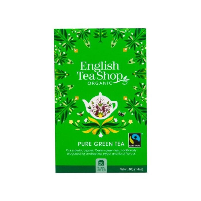 BIO Zelený čaj Fair Trade 6 x 40 g - English Tea Shop English Tea Shop