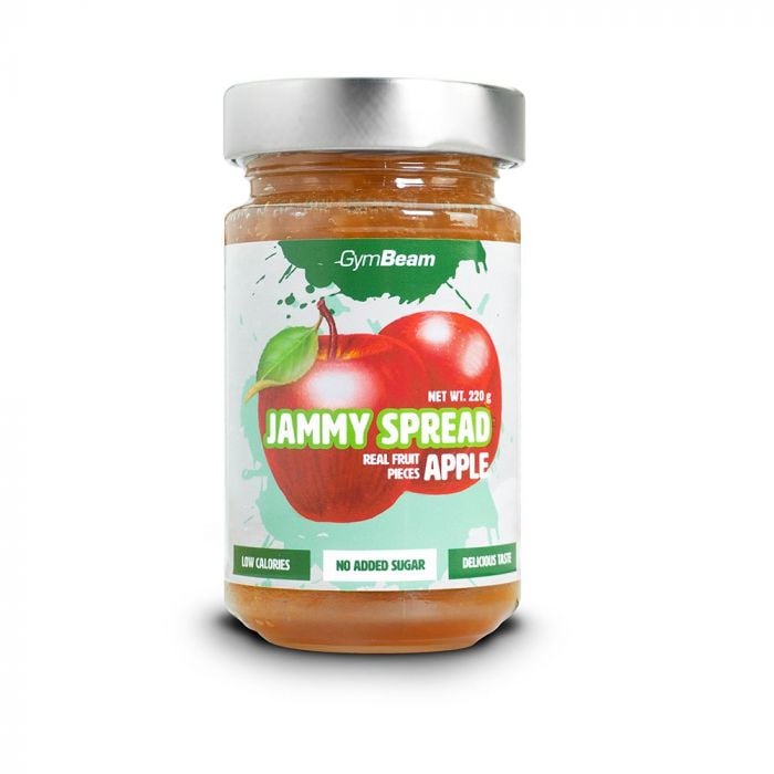 Jammy Spread 6 x 220 g jablko - GymBeam GymBeam