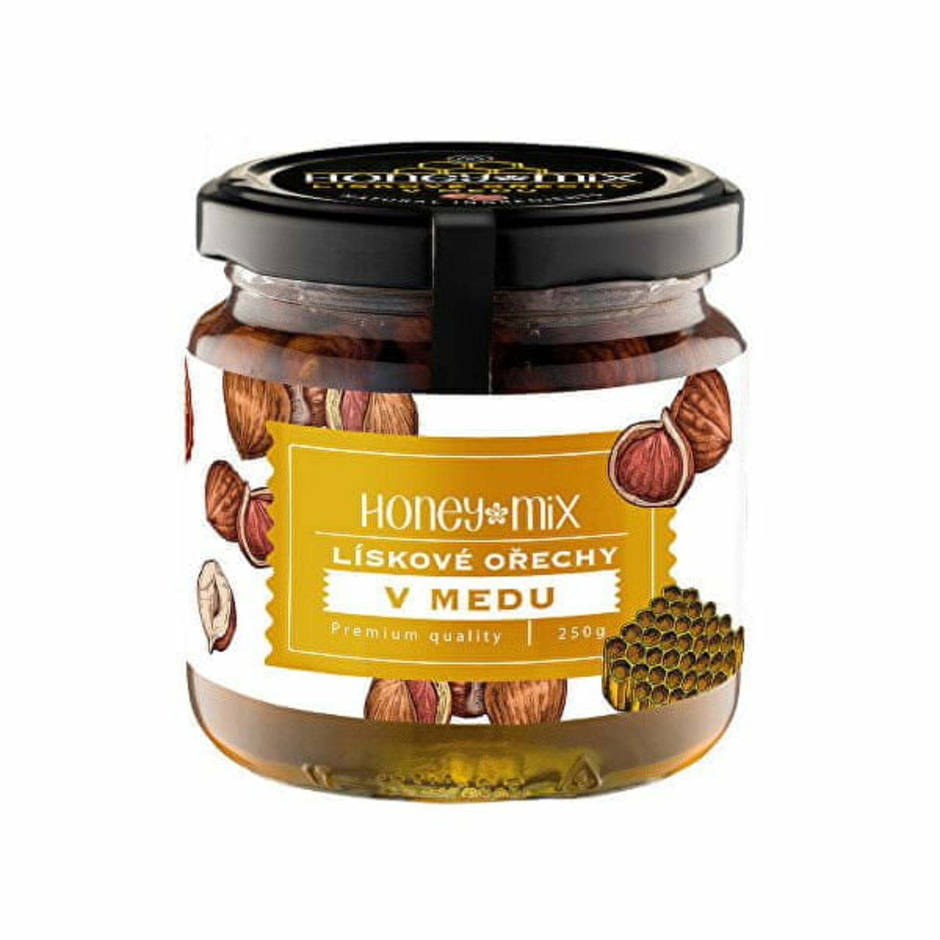 Melicante Lískové ořechy v medu 250 g expirace