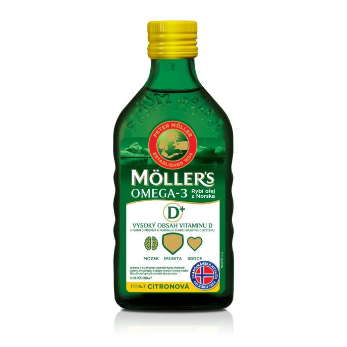 Omega 3 D+ 250 ml - Möller's Möller's