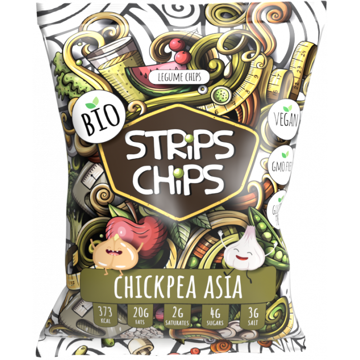 STRiPS CHiPS 18 x 80 g pea & poppy seed - Lomeo Lomeo