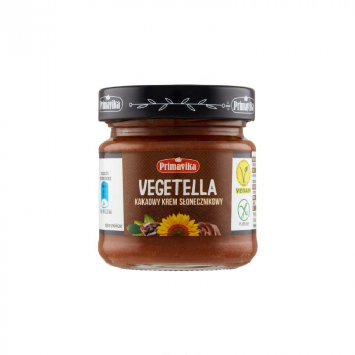 Slunečnicový krém Vegetella 6 x 160 g kakao - Primavika Primavika