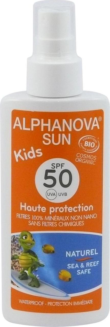 Alphanova SUN Kids Opalovací krém ve spreji pro děti SPF 50 125 g