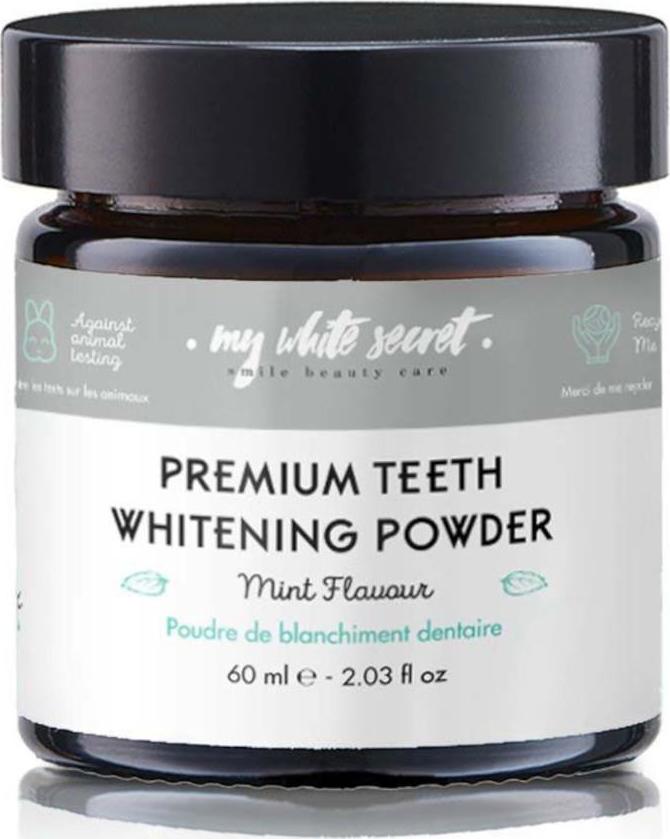 My White Secret Pudr pro bělení zubů s aktivním uhlím 60 ml