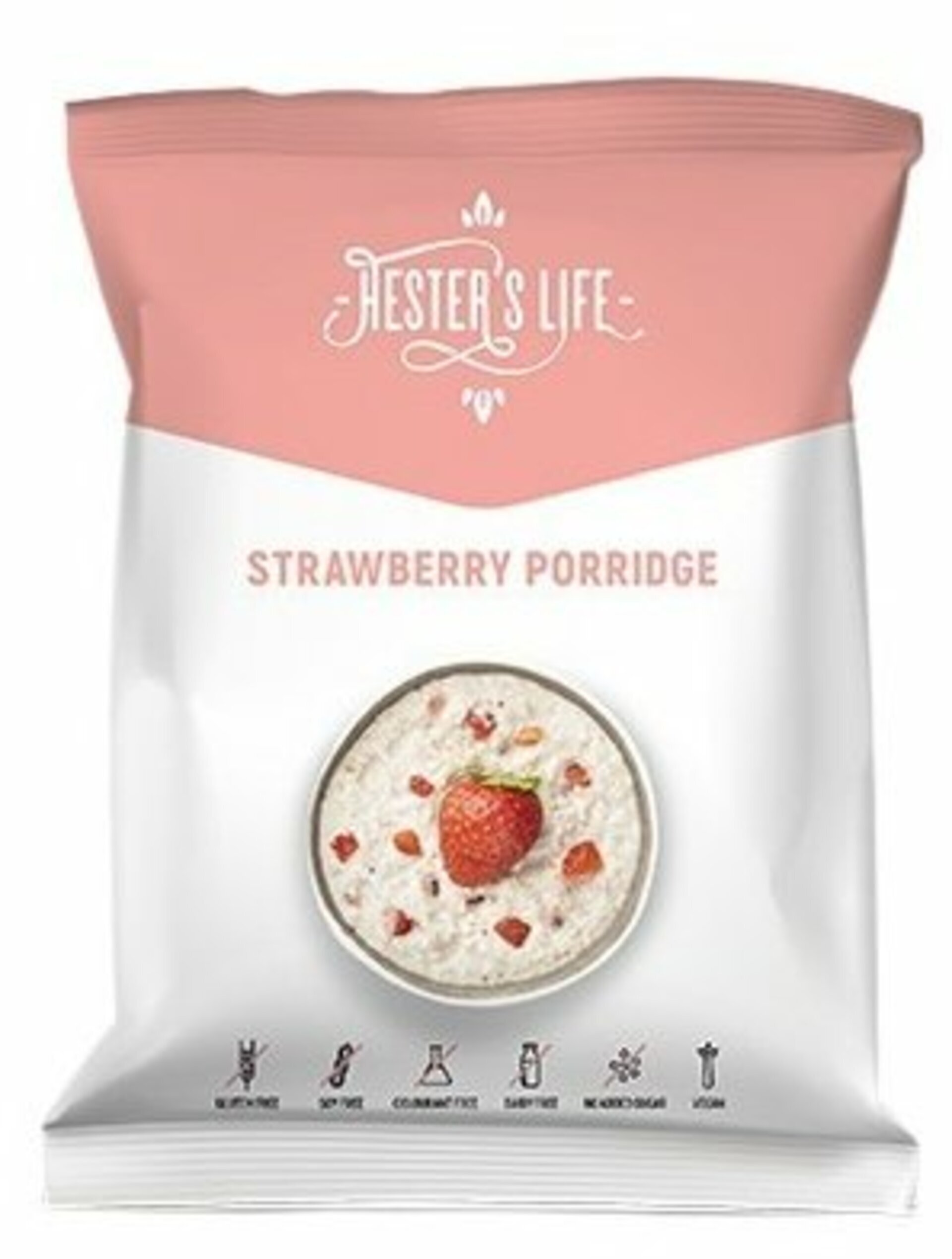 Hesters life Jahoda porridge 50 g expirace