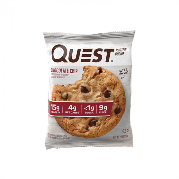 Protein Cookie 12 x 50 g čokoládové kousky - Quest Nutrition Quest Nutrition