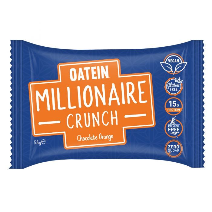 Proteinová tyčinka Millionaire Crunch 12 x 58 g oříškový karamel - Oatein Oatein