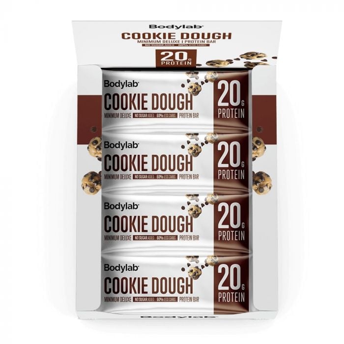 Proteinová tyčinka Minimum Deluxe Protein Bar 12 x 65 g cookie těsto - Bodylab Bodylab