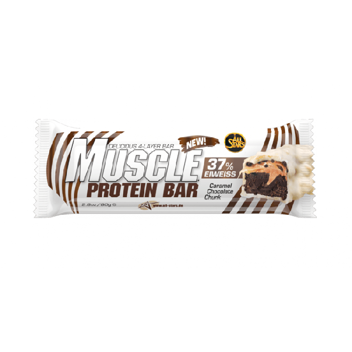 Proteinová tyčinka Muscle Protein Bar 80 g křupavý karamel oříšek - All Stars All Stars