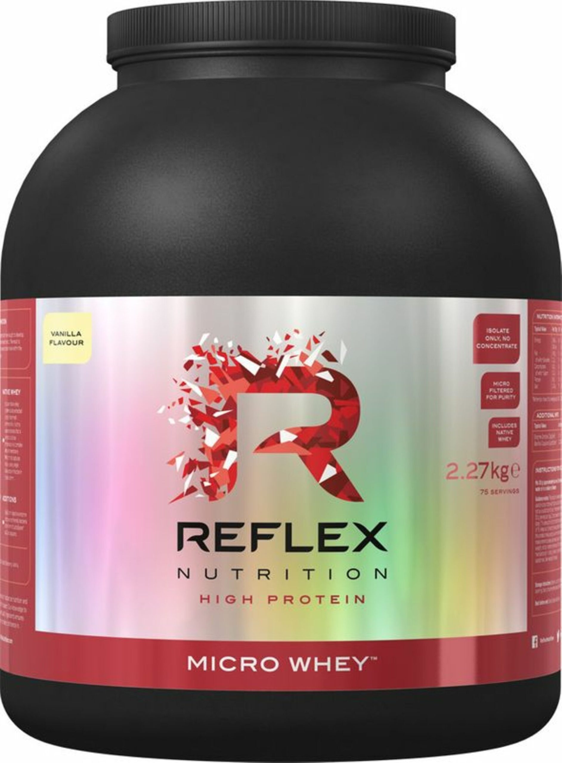 Reflex Nutrition Micro Whey 2270g - vanilka expirace
