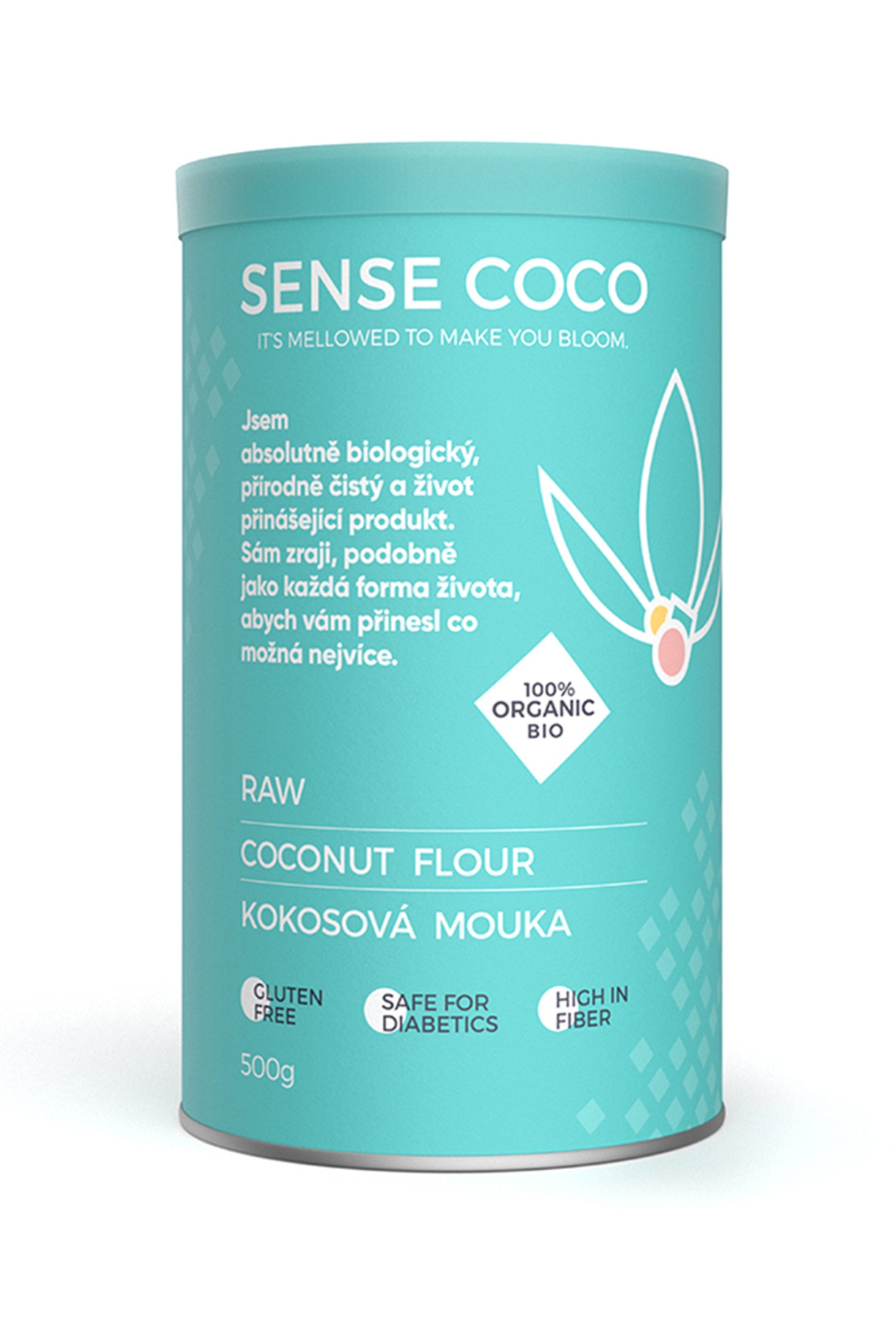 Sense Coco Raw Bio kokosová mouka 500 g expirace