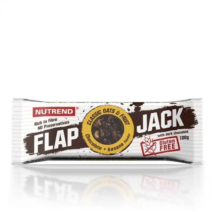 Tyčinka FlapJack 100 g čokoláda banán - Nutrend Nutrend