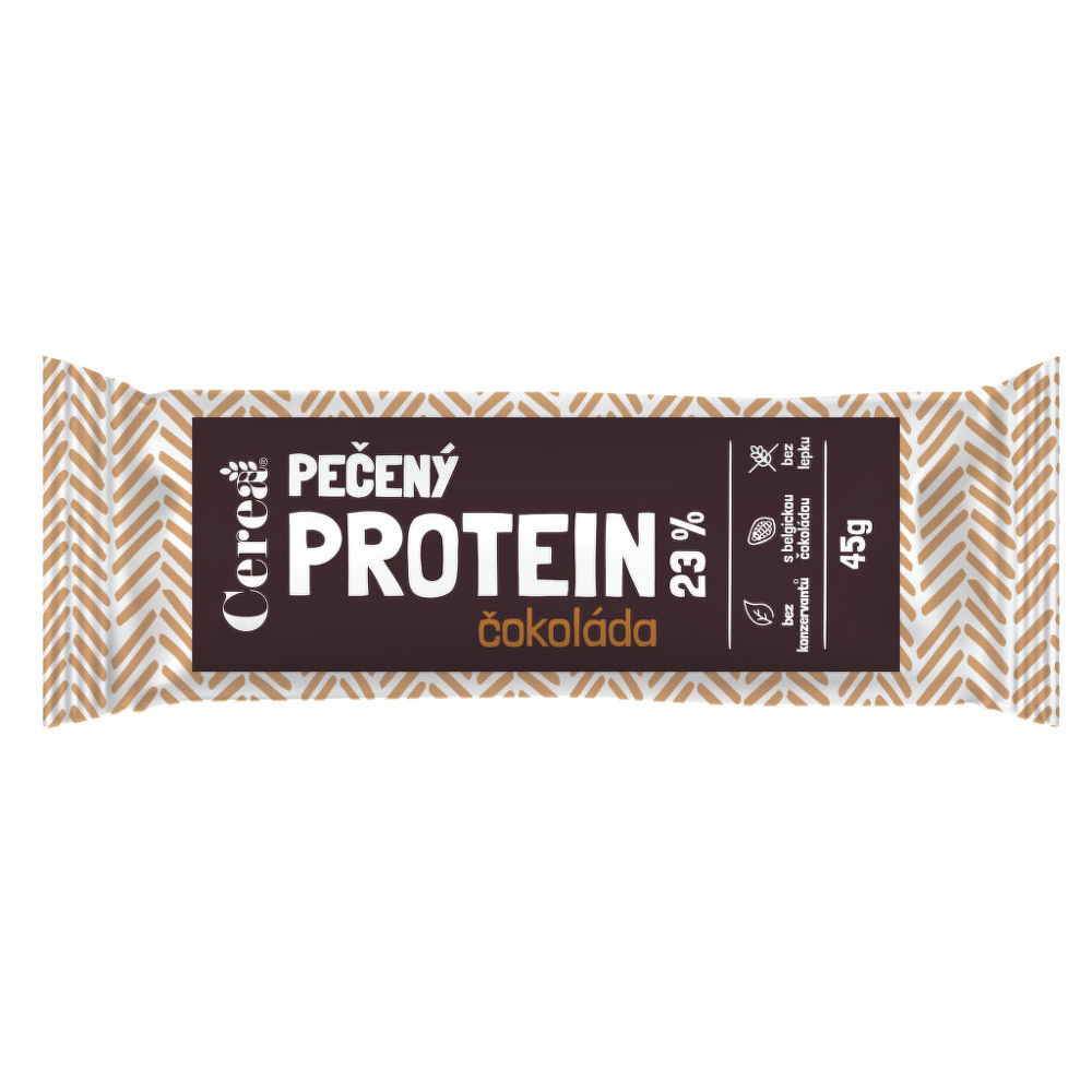Tyčinka Pečený protein čokoláda 45 g   CEREA Cerea