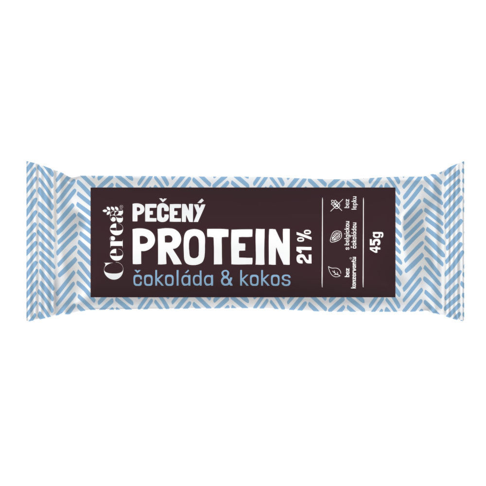 Tyčinka Pečený protein čokoláda a kokos 45 g   CEREA Cerea