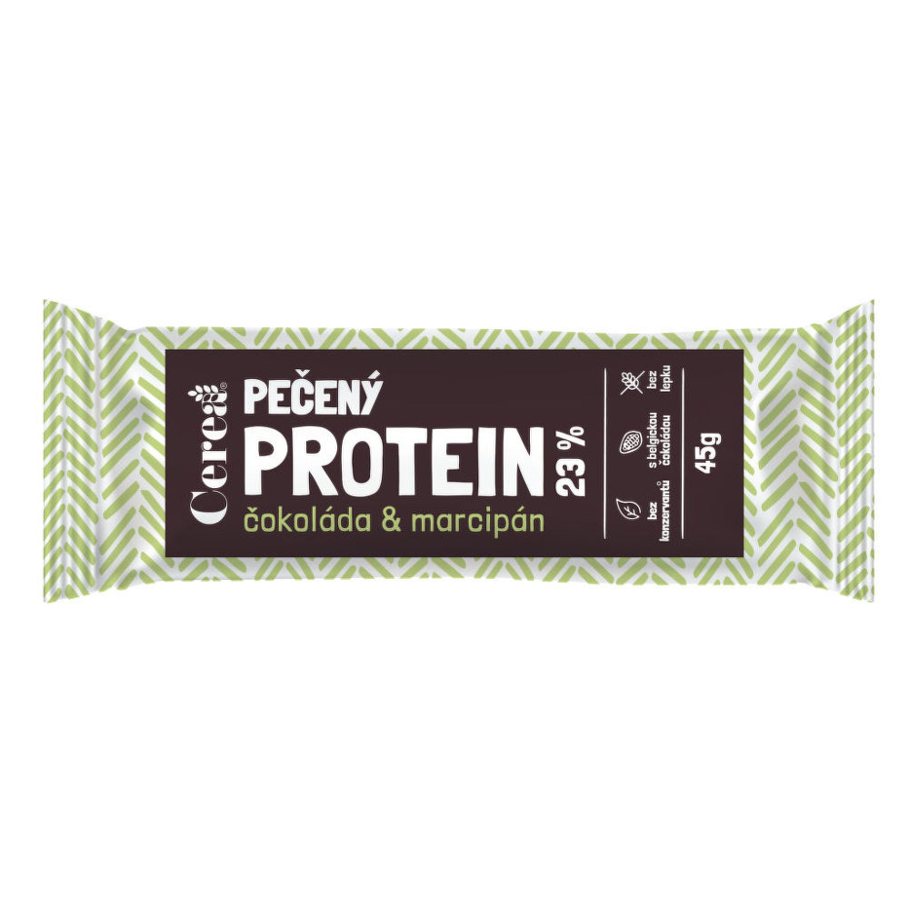 Tyčinka Pečený protein čokoláda a marcipán 45 g   CEREA Cerea