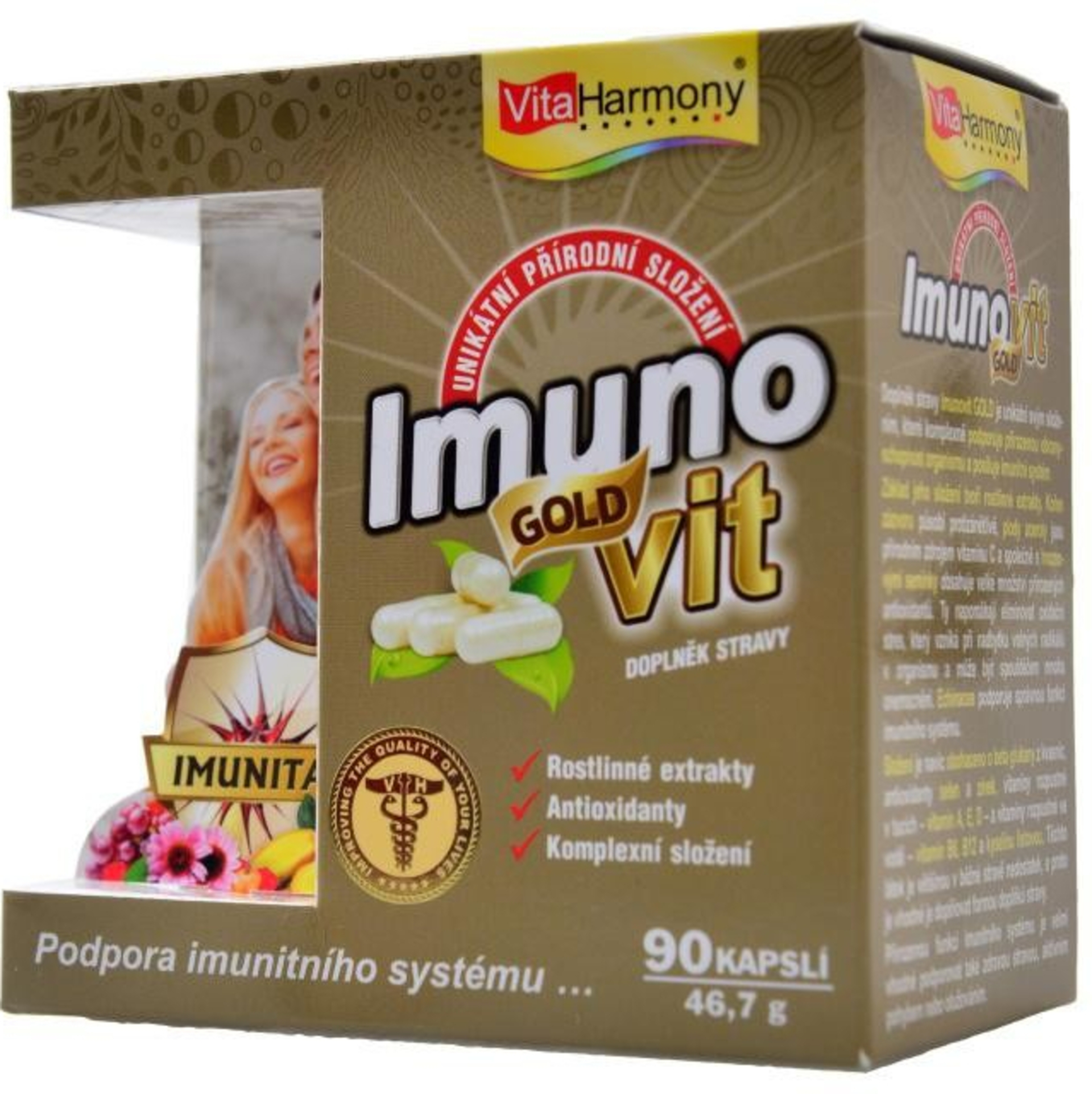 VitaHarmony Imunovit Gold 90 tablet expirace