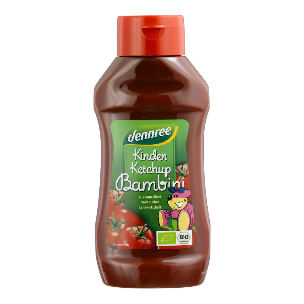 Kečup pro děti BAMBINI 500 ml BIO   DENNREE Dennree