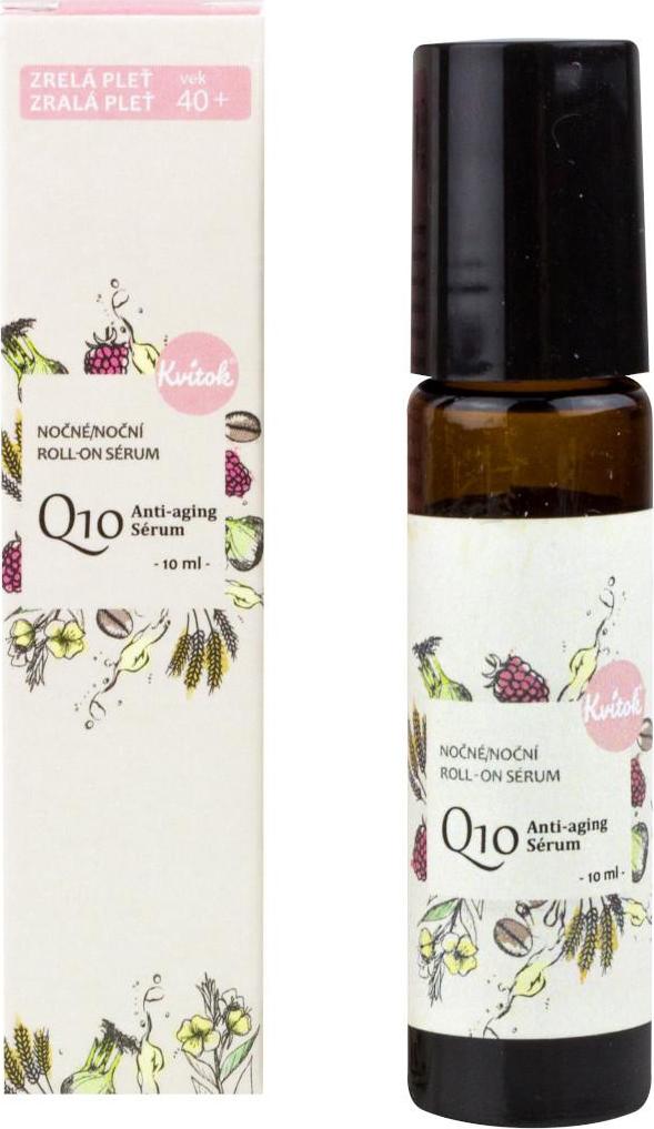 Kvitok Noční roll-on sérum Q10 anti age 40+ 10 ml