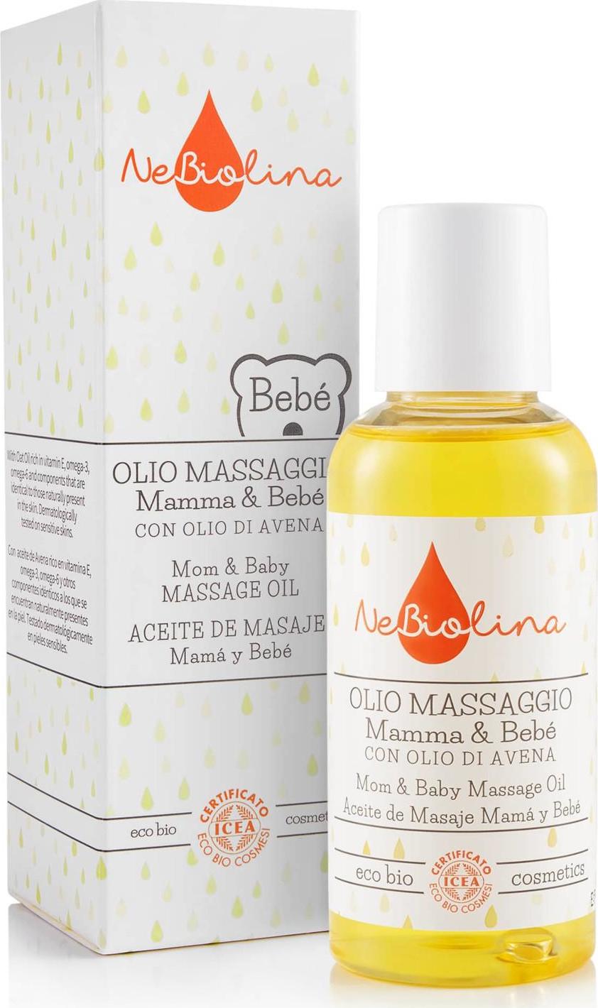 NeBiolina Mamma & Bebé Masážní olej pro miminka i maminky 100 ml