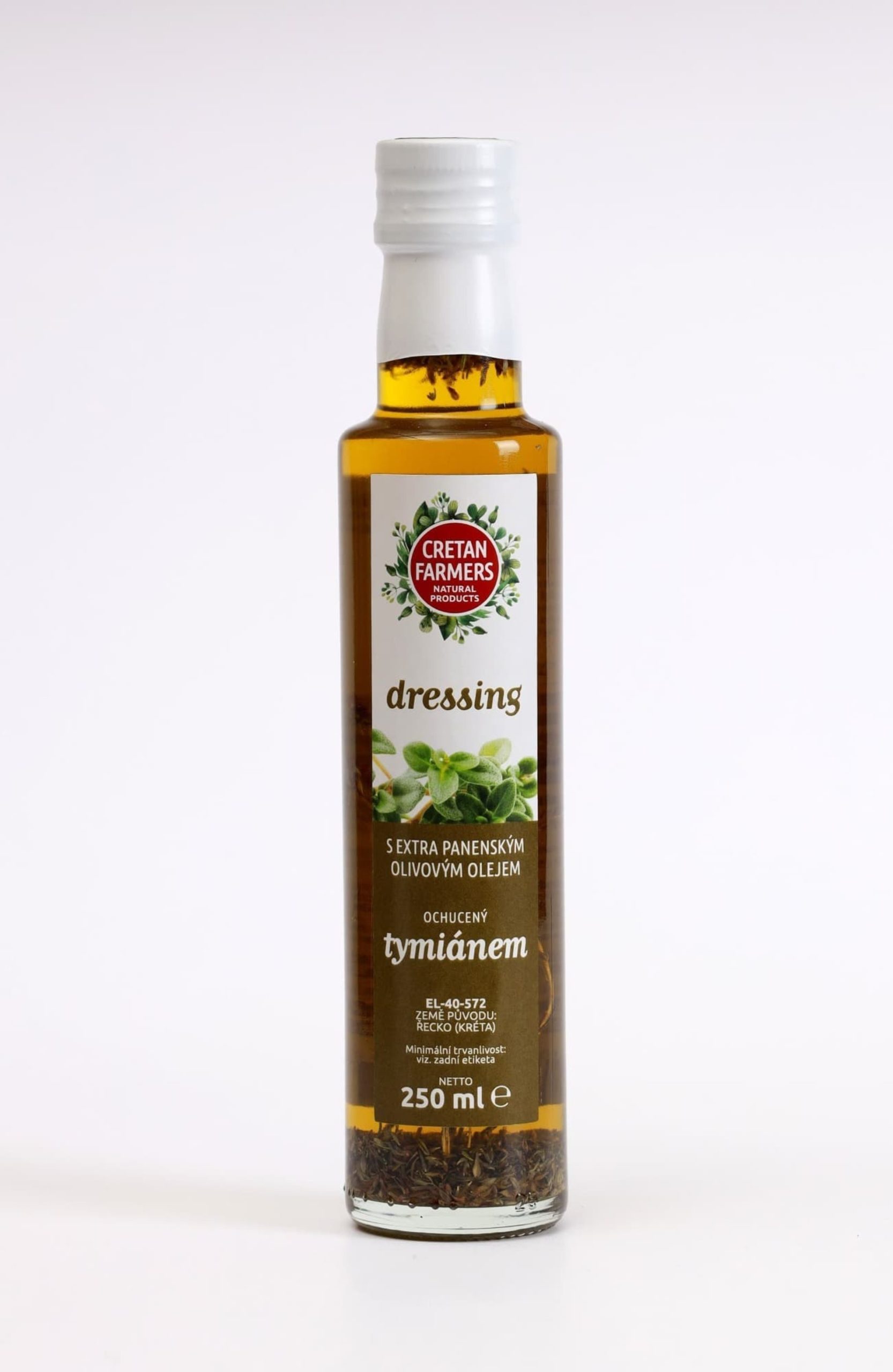Cretan Farmers Extra panenský olivový olej s tymiánem 0