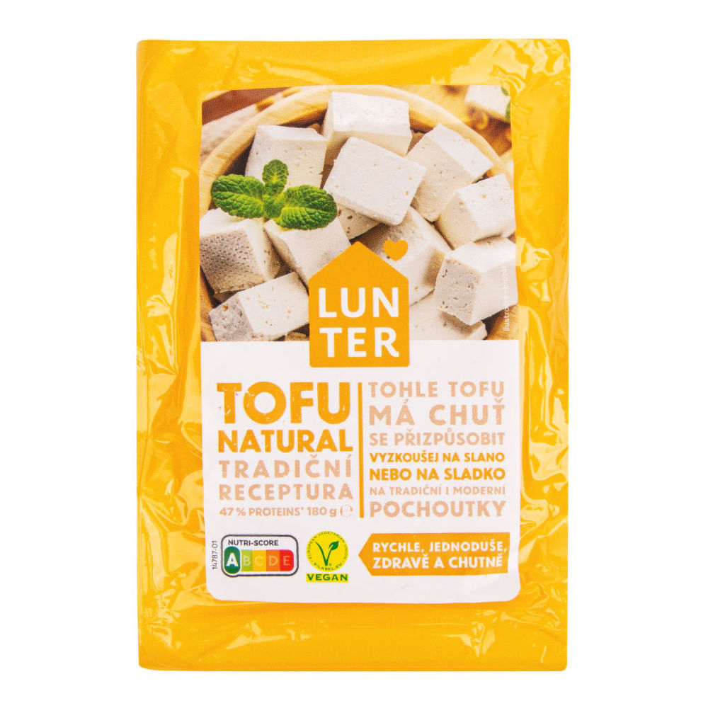 Tofu natural XXL 360 g (2x180 g)   LUNTER Lunter