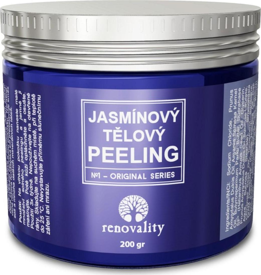 Renovality Jasmínový tělový peeling 200 g