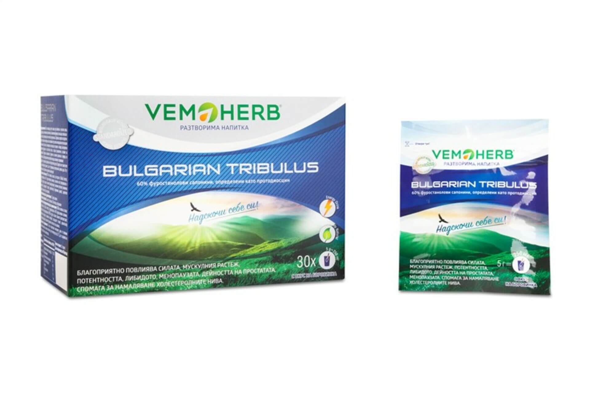VemoHerb Tribulus Terrestris Instant drink 30 x 5 g expirace