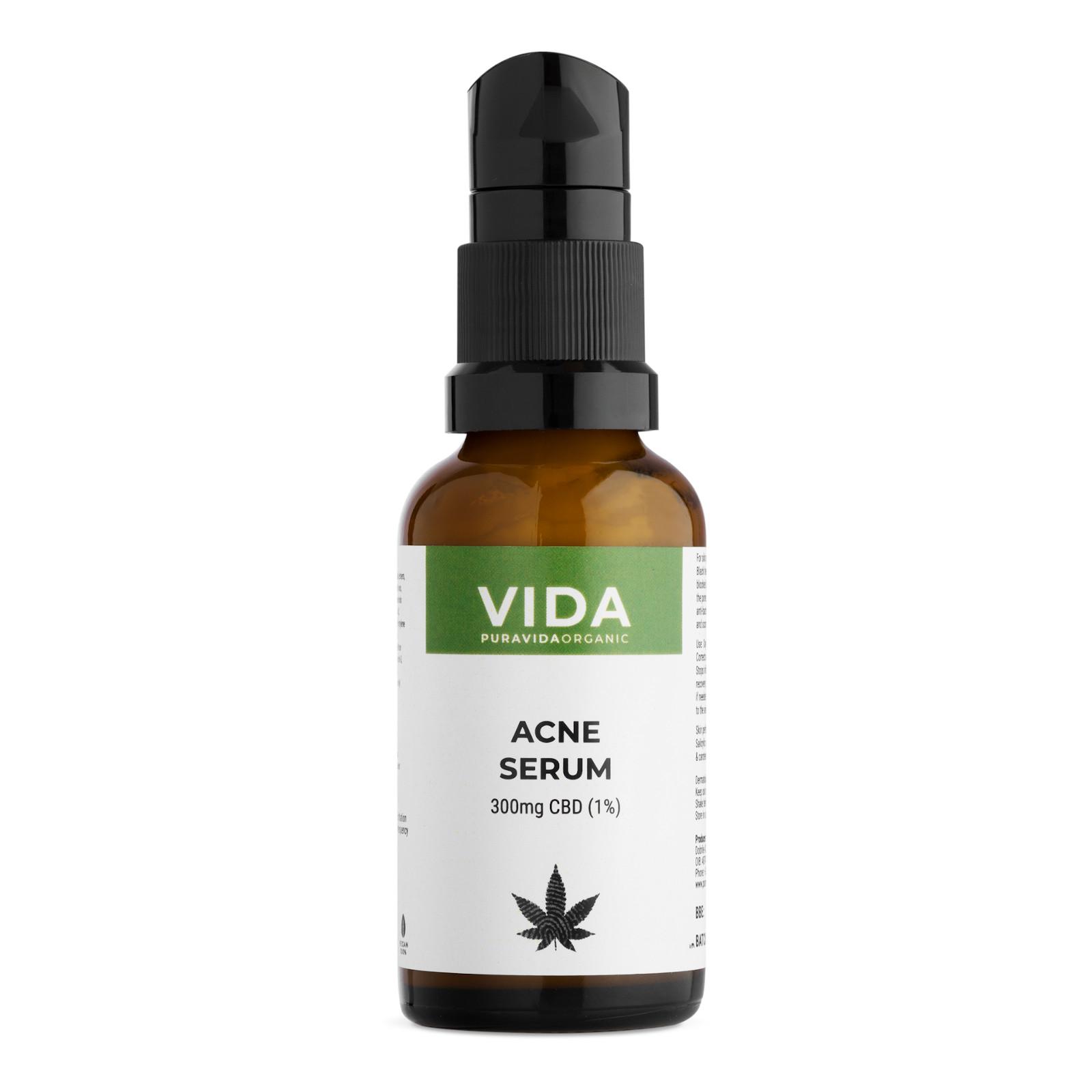 Pura Vida Organic CBD Sérum na akné