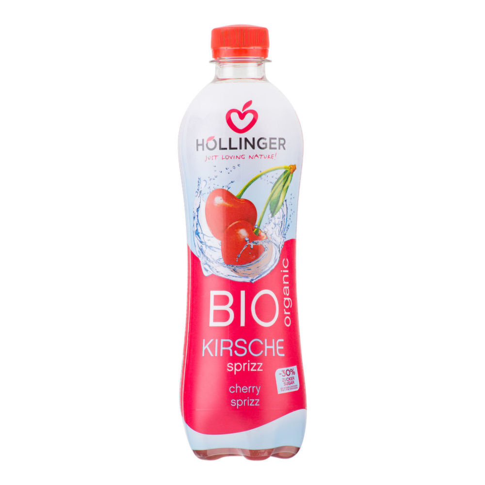 Limonáda višeň 500 ml BIO   HOLLINGER Hollinger