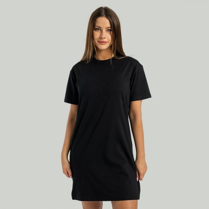 Dámské tričkové šaty ALPHA Black XL - STRIX STRIX