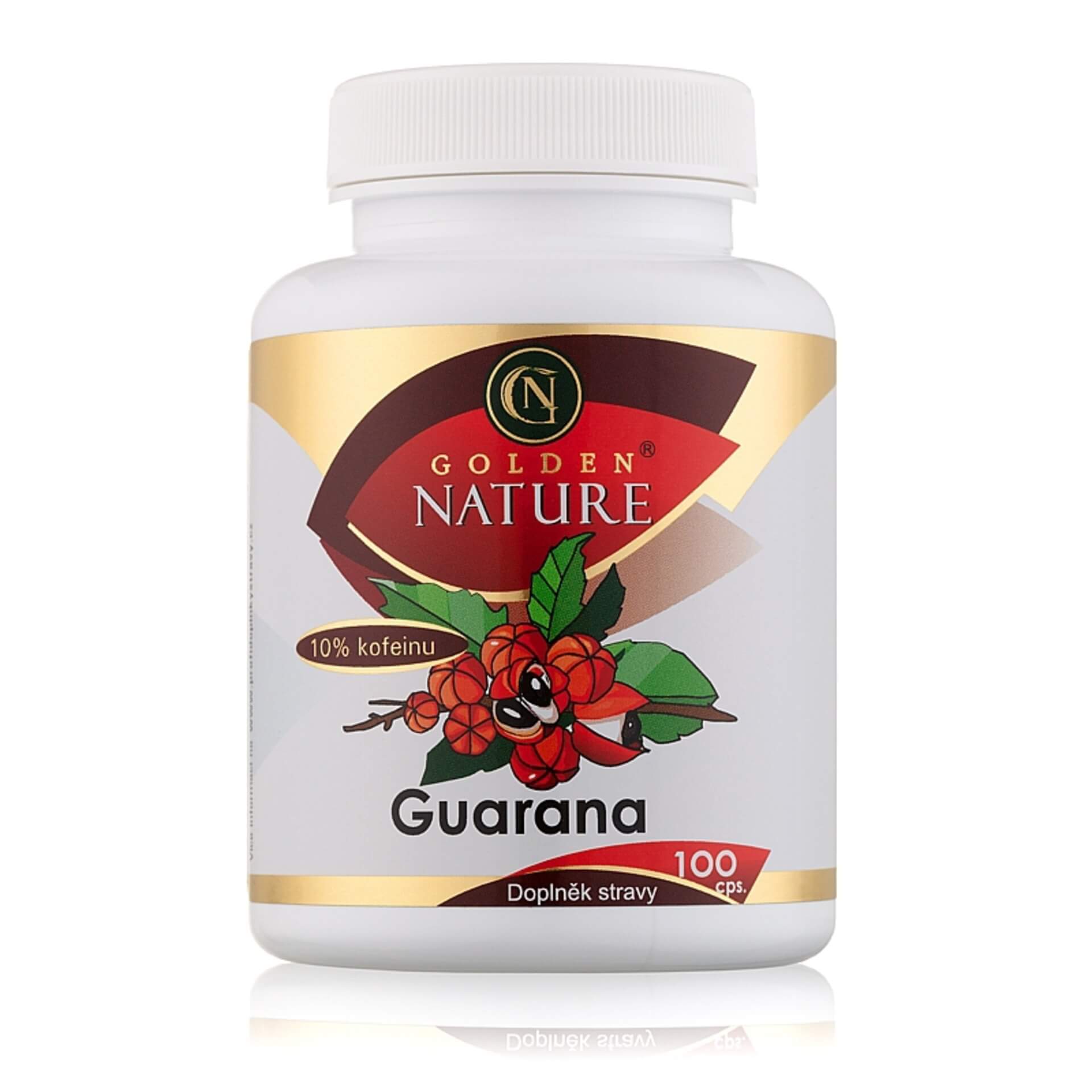 Golden Nature Guarana 10% kofeinu 100 tablet  expirace