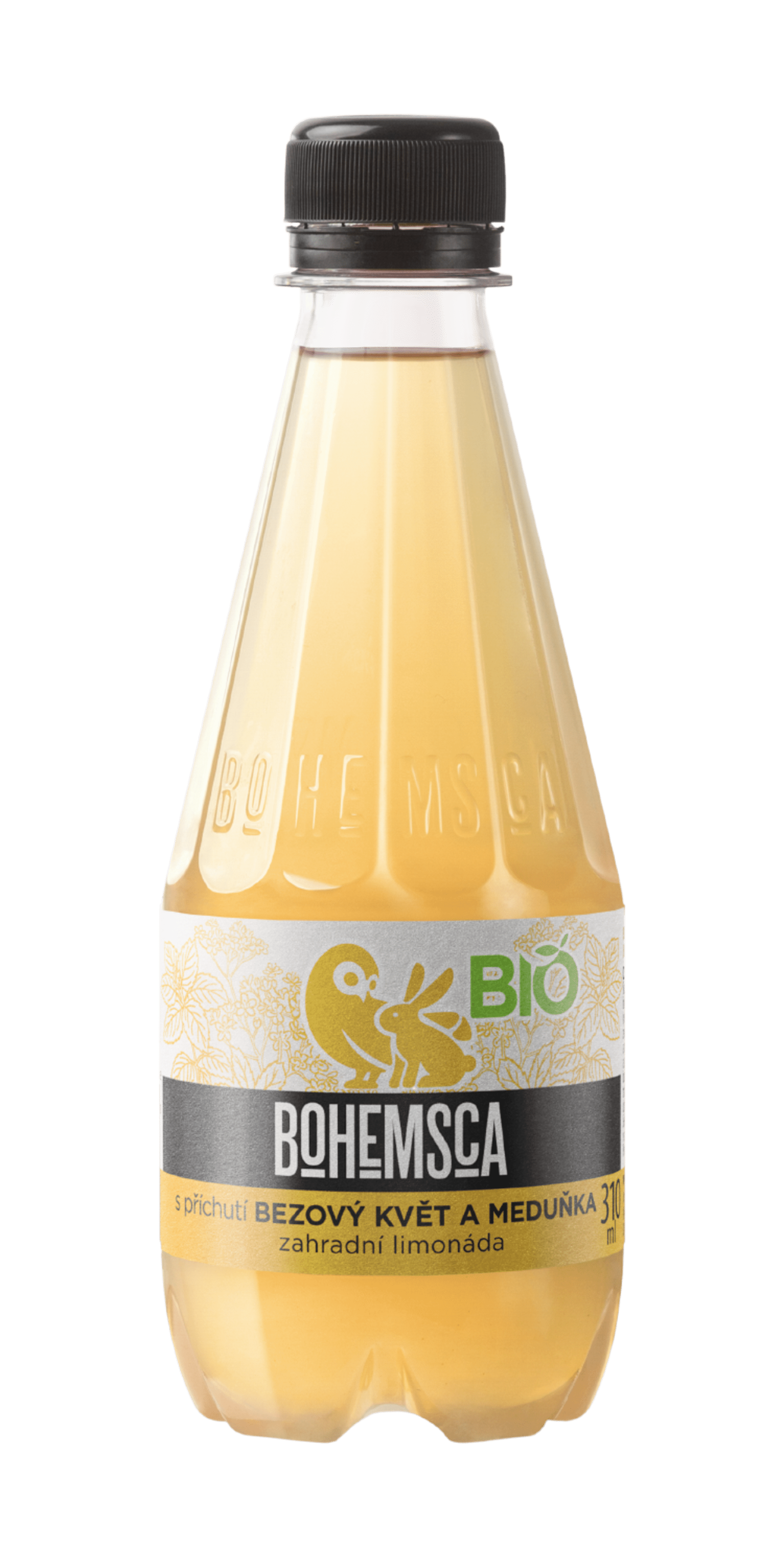 Bohemsca Zahradní limonáda bezový květ a meduňka pet BIO 310 ml