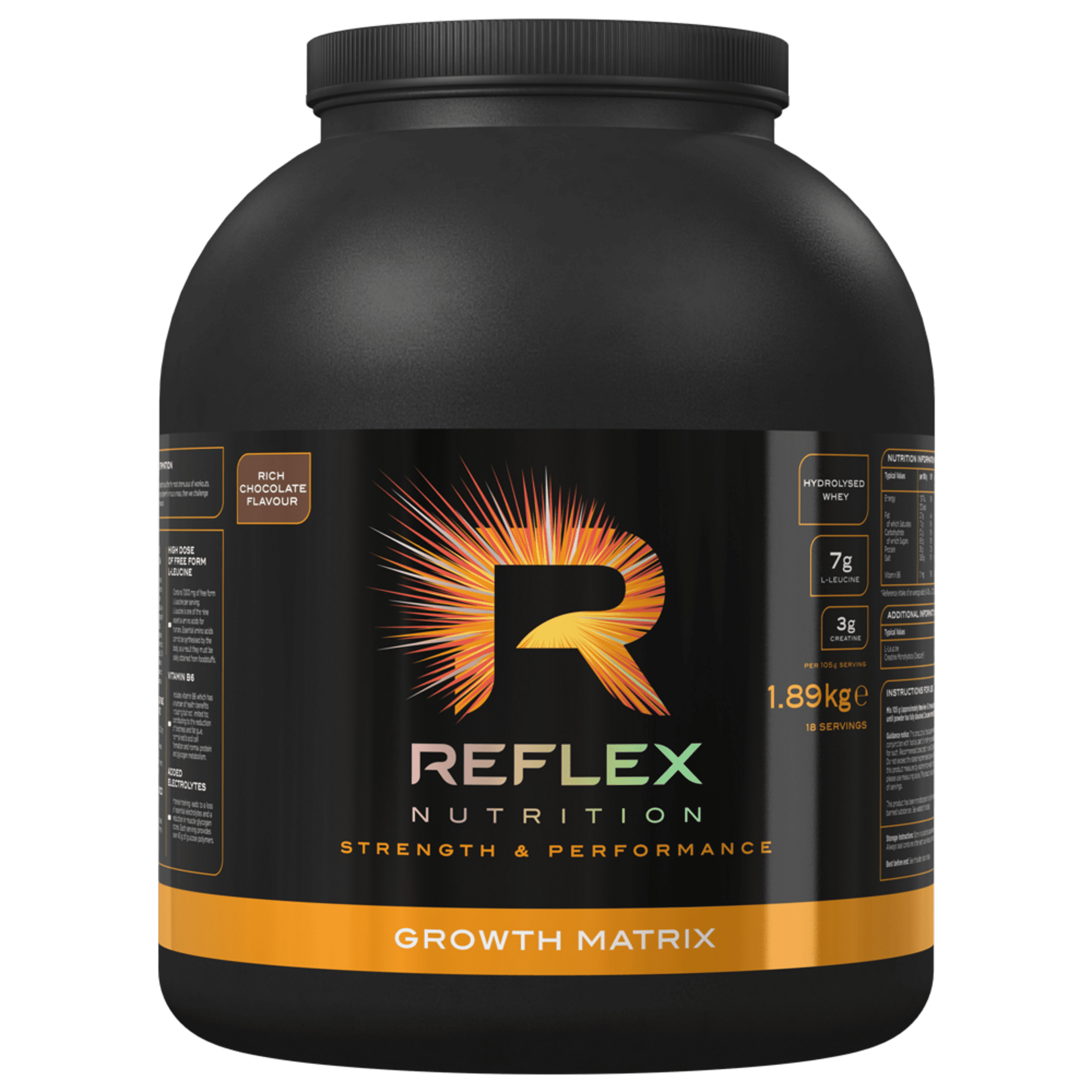 Reflex Nutrition Growth Matrix 1890 g - čokoláda expirace